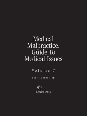 cover image of Medical Malpractice: Guide to Medical Issues